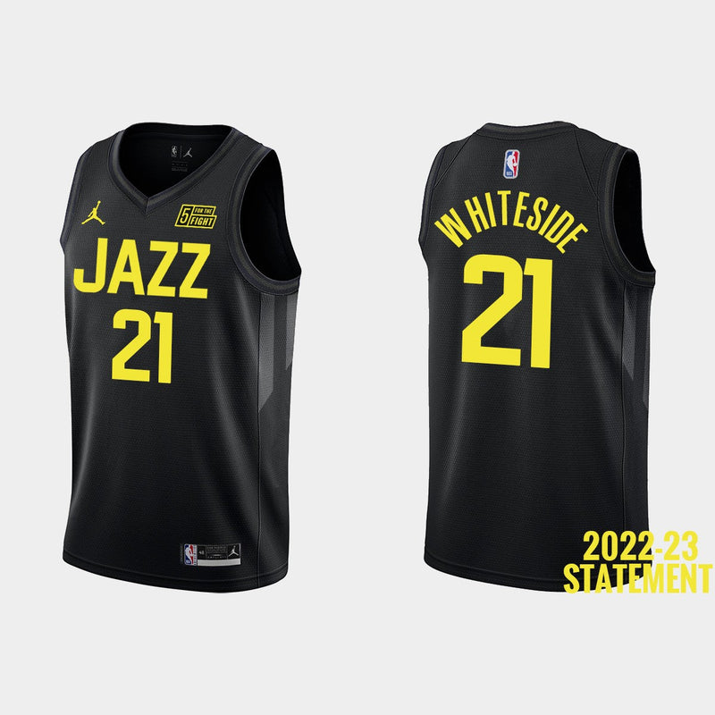 Utah Jazz Swingman Statement Edition 22/23 Black Men's Tank Top