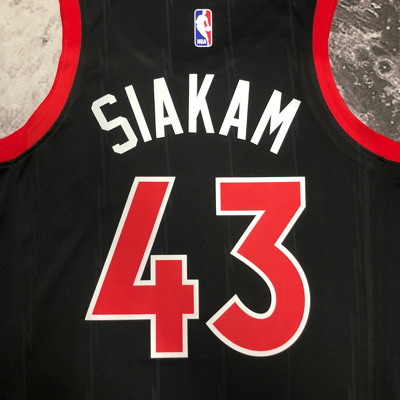 Regata Toronto Raptors Swingman Statement Edition 22/23 Preta Masculina