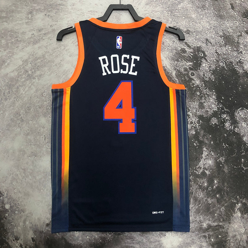 Regata New York Knicks Swingman Statement Edition 22/23 Azul Marinho Masculina