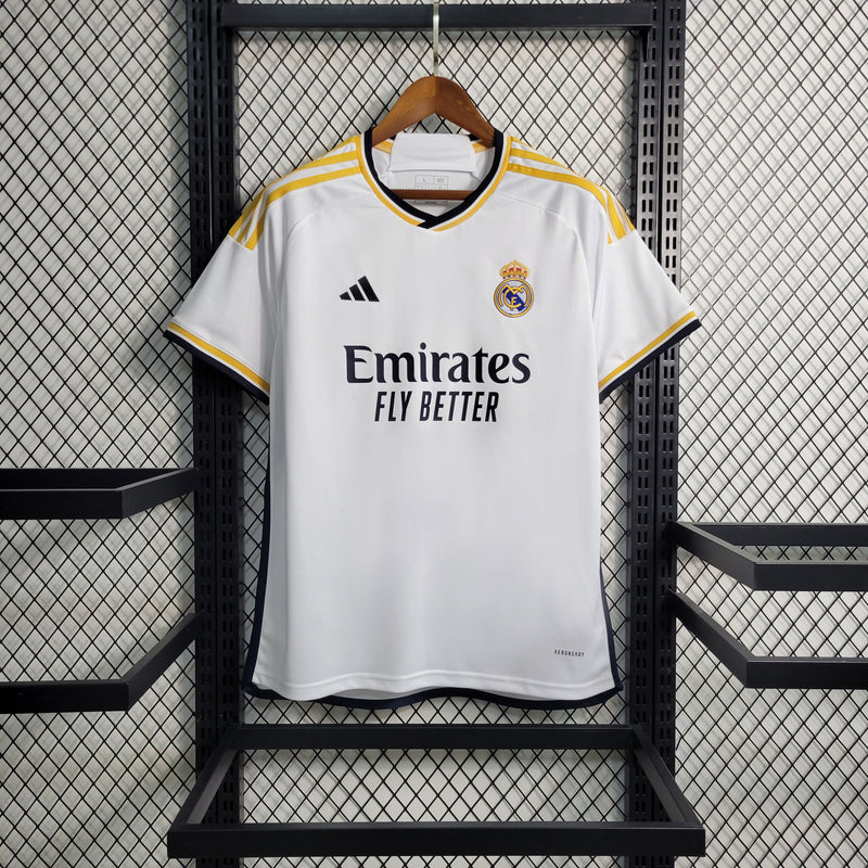 Real Madrid Home 23/24 White Men's Shirt