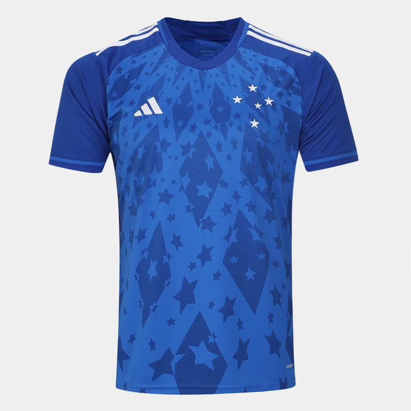 Camisa Cruzeiro I 24/25 s/n° Torcedor Adidas Masculina - Azul Royal