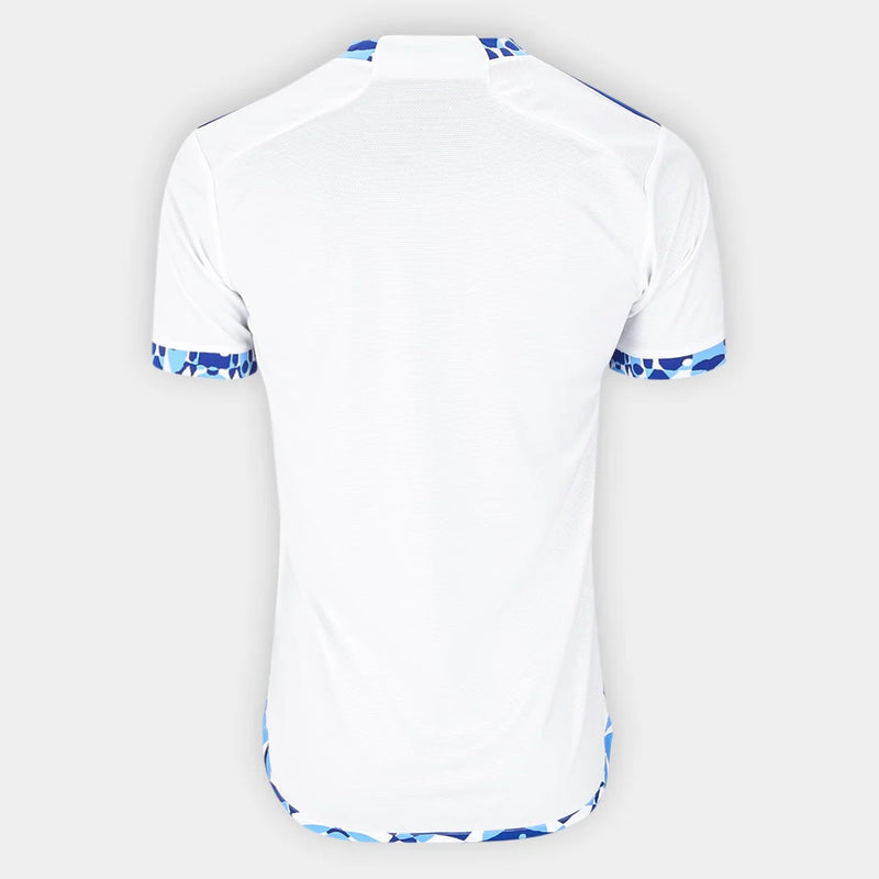 Camisa Cruzeiro II 24/25 s/n° Torcedor Adidas Masculina - Branco+Azul