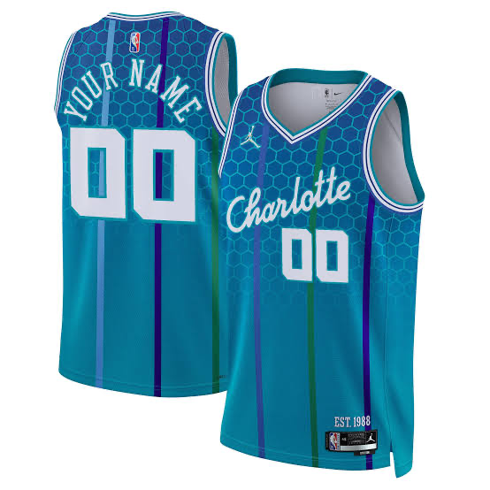 Regata Charlotte Hornets Swingman City Edition 21/22 Azul Masculina