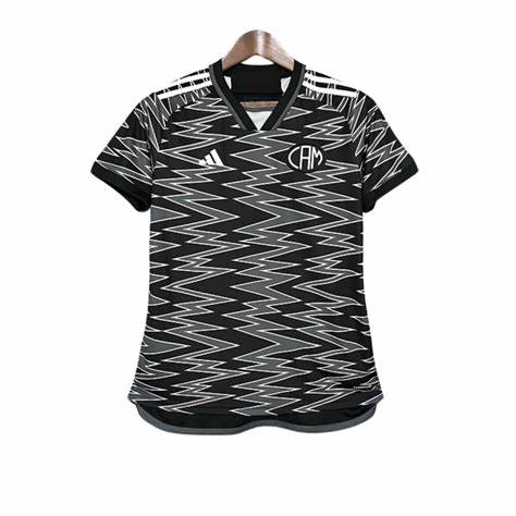 Camisa Atlético Mineiro III 24/25 Torcedor Feminina - Preto+Cinza