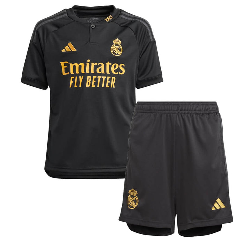 Real Madrid III 23/24 Children's Set Black