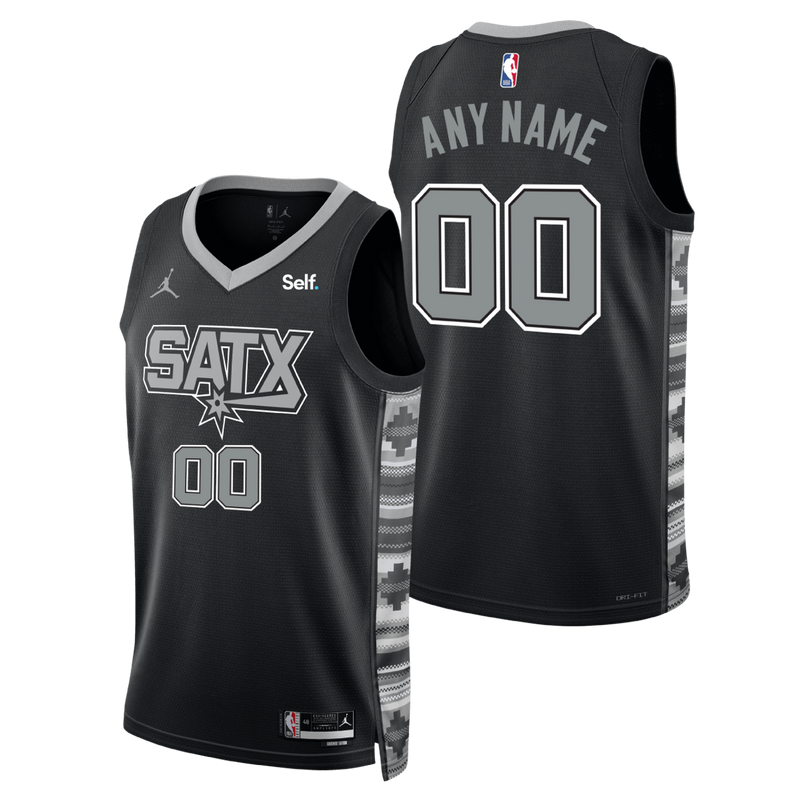 San Antonio Spurs Swingman Statement Edition 22/23 Black Men's Tank Top