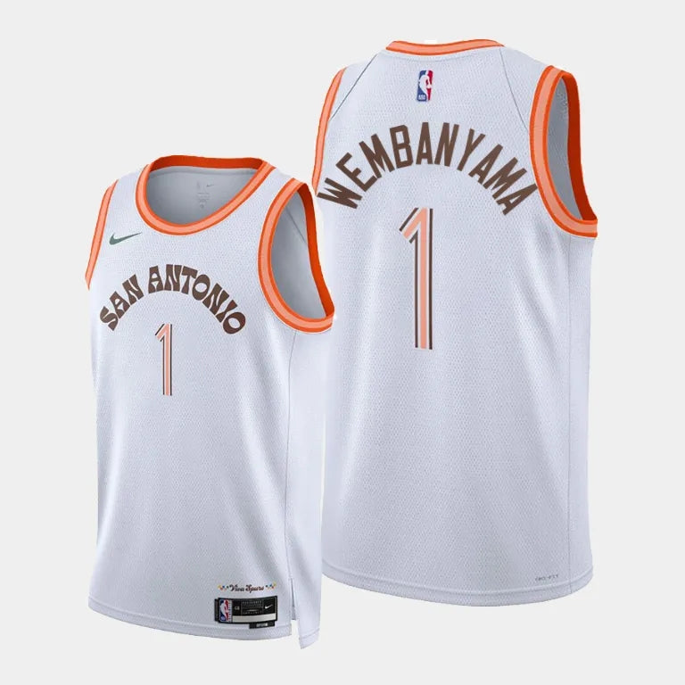 Regata San Antonio Spurs Swingman City Edition 23/24 Branca Masculina