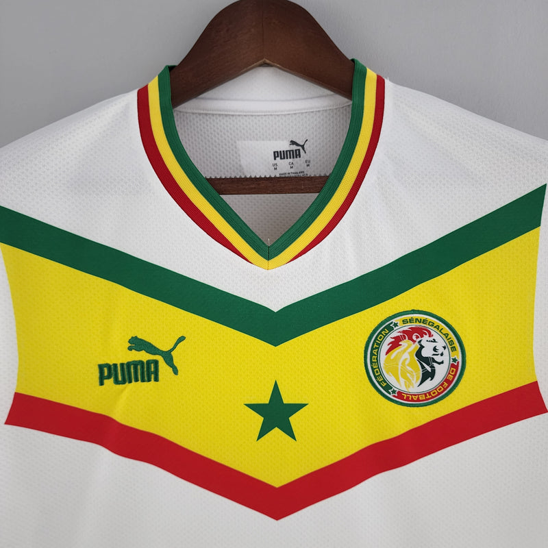 Senegal 1st World Cup 2022 White Men's Shirt