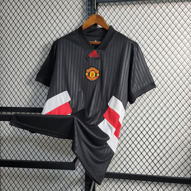 Manchester United Icon 23/24 Black Men's Shirt