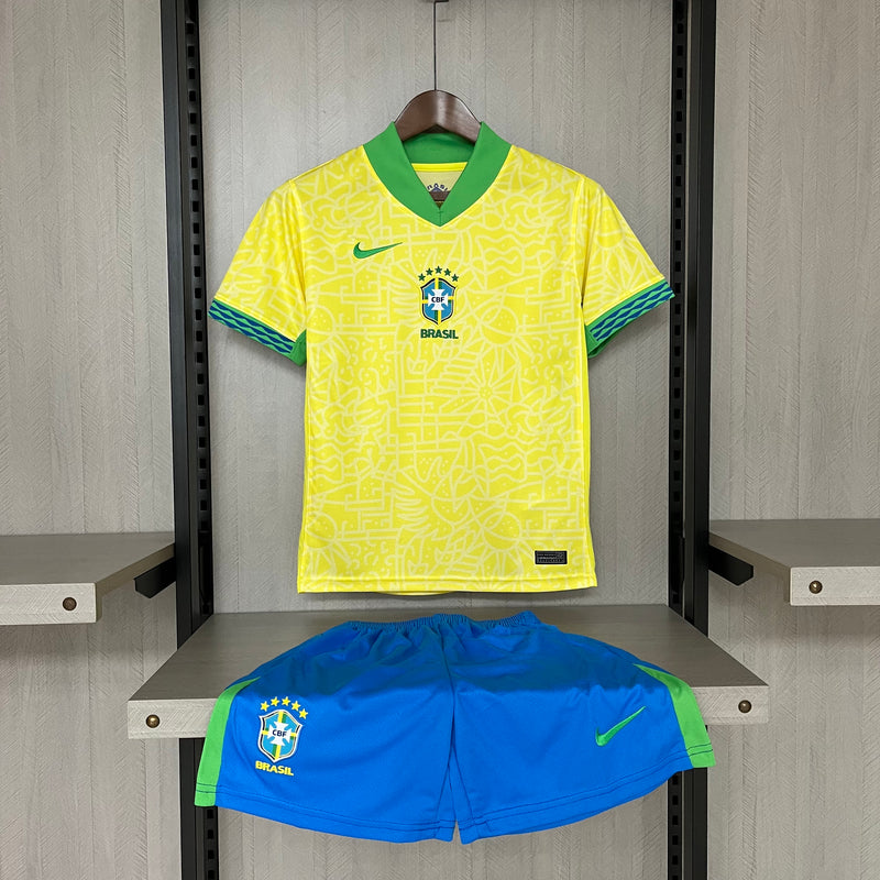 Conjunto Infantil Seleção Brasileira 24/25 -Nike