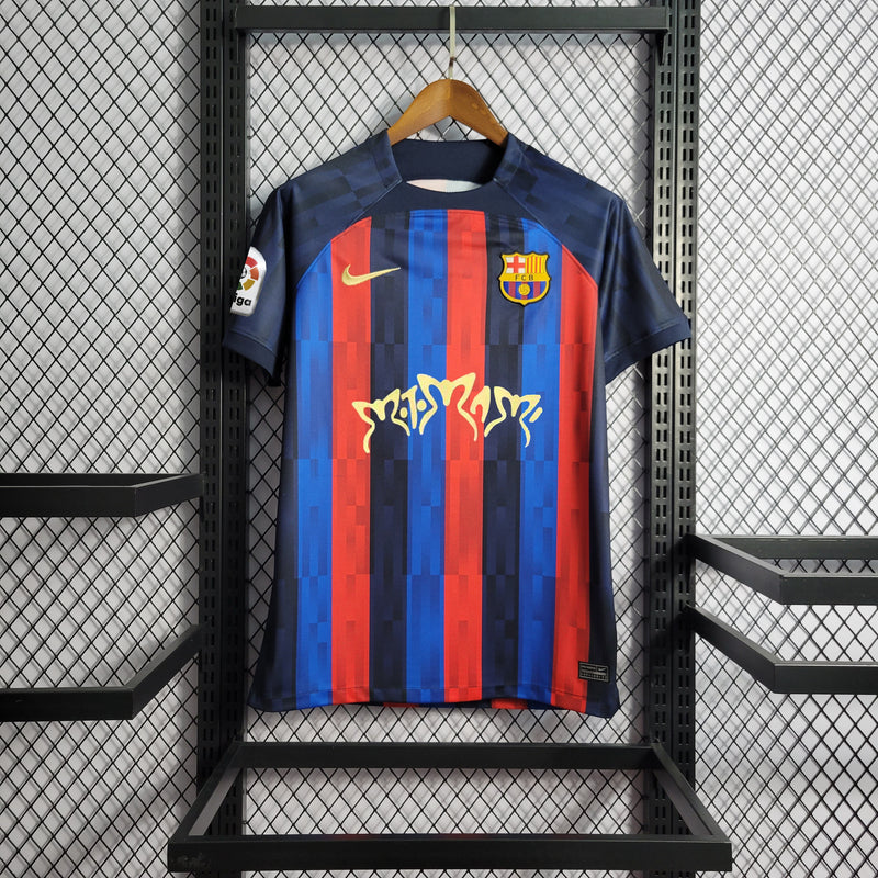 Barcelona Special Edition Rosalía Motomami 22/23 Red and Blue Men's Shirt