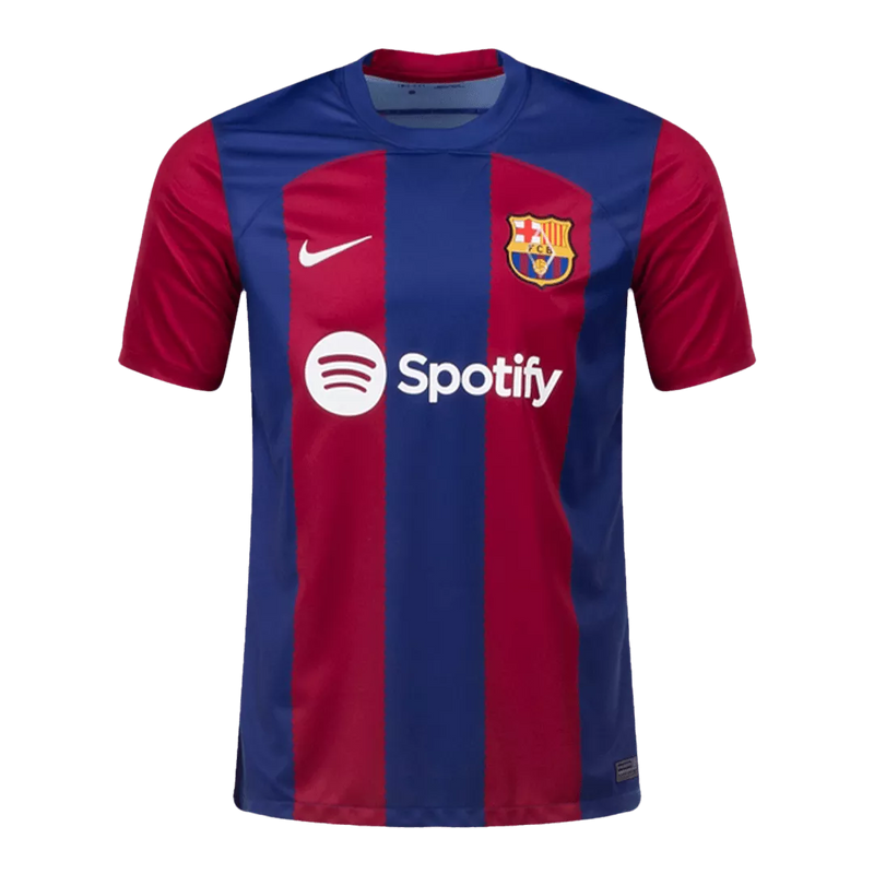 Barcelona Home 23/24 Red and Blue Men's Shirt