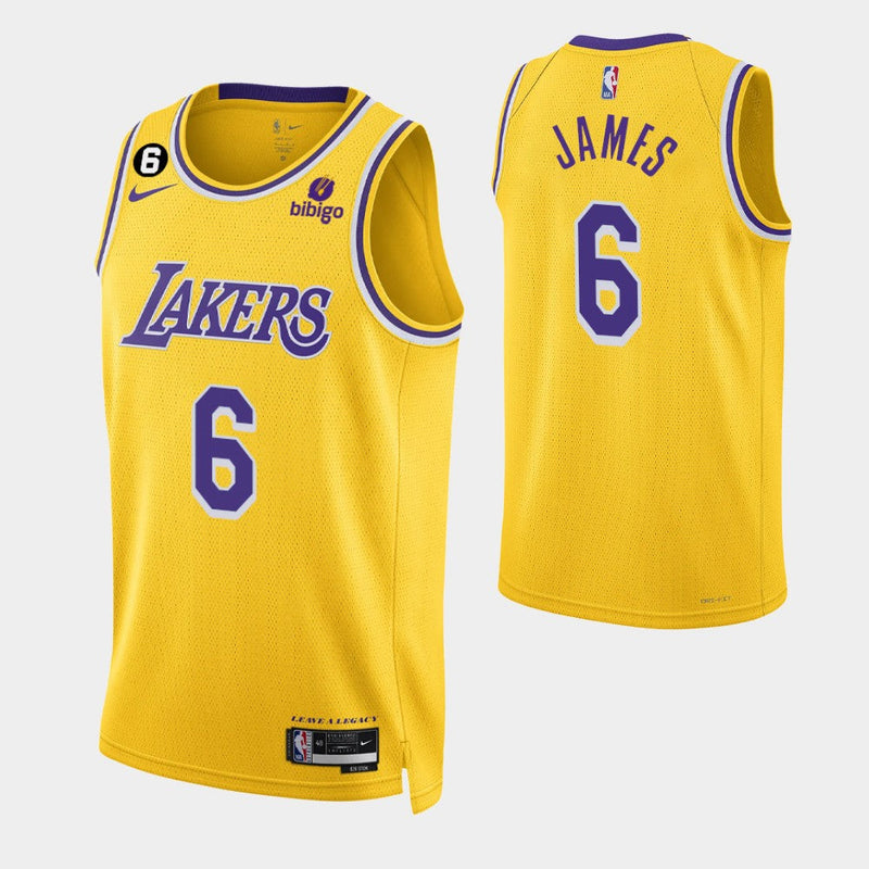 Los Angeles Lakers Swingman Icon Edition 22/23 Yellow Men's Tank Top