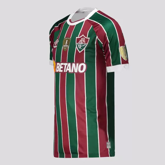 Fluminense Home 23/24 Red and Green 2023 Libertadores Champion Men's Shirt