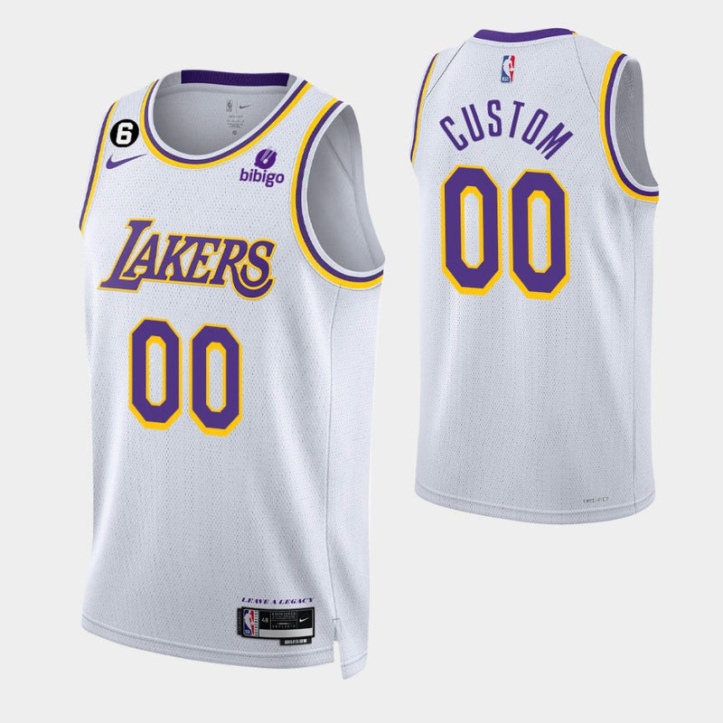 Los Angeles Lakers Swingman Association Edition 22/23 Men's White Tank Top