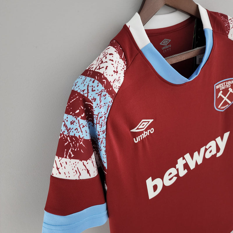 West Ham United Home 22/23 Men's Wine Shirt