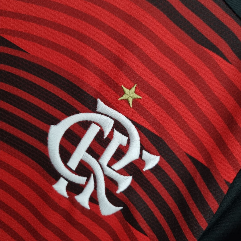 Camisa Flamengo I 22/23 Vermelha Feminina