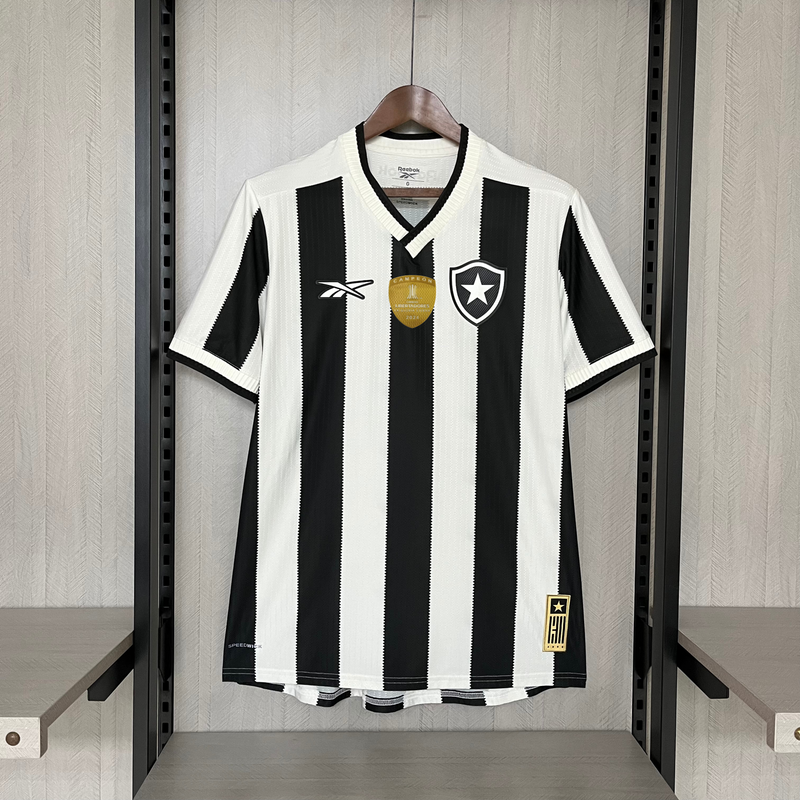 Camisa Botafogo Home 2024/2025 Masculina + pacht GRATIS LIBERTADORES ou BRASILEIRAO