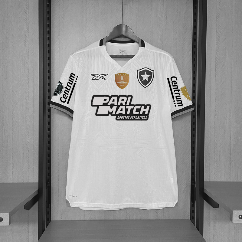CAMISA BOTAFOGO III TERCEIRA 2024/25 BRANCA TORCEDOR + Patrocínios pachts