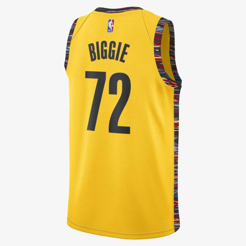 Brooklyn Nets Swingman Notorious BIG Yellow Men's Tank Top