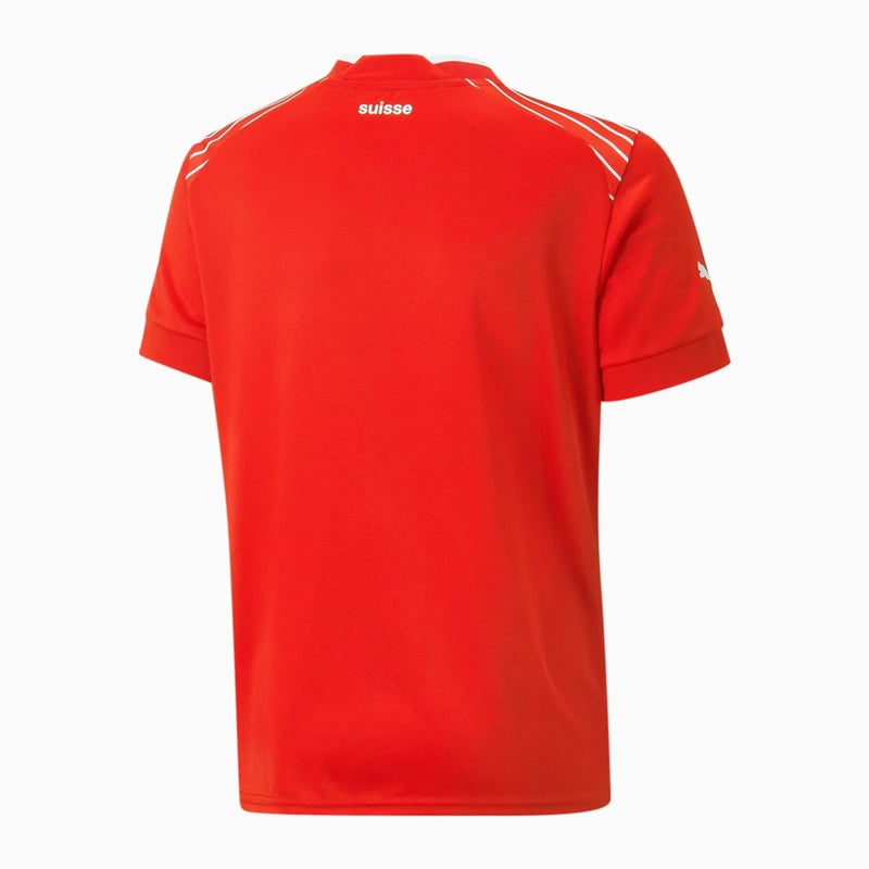 Men's Red 2022 World Cup 2022 Swiss National Team Shirt