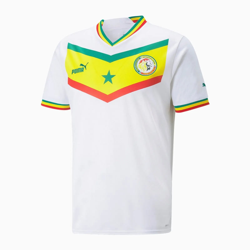 Senegal 1st World Cup 2022 White Men's Shirt