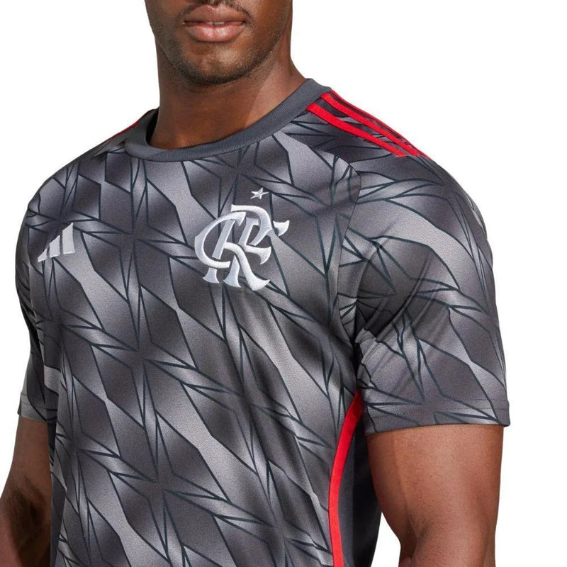Camisa Flamengo III 24 Adidas Masculina - Cinza