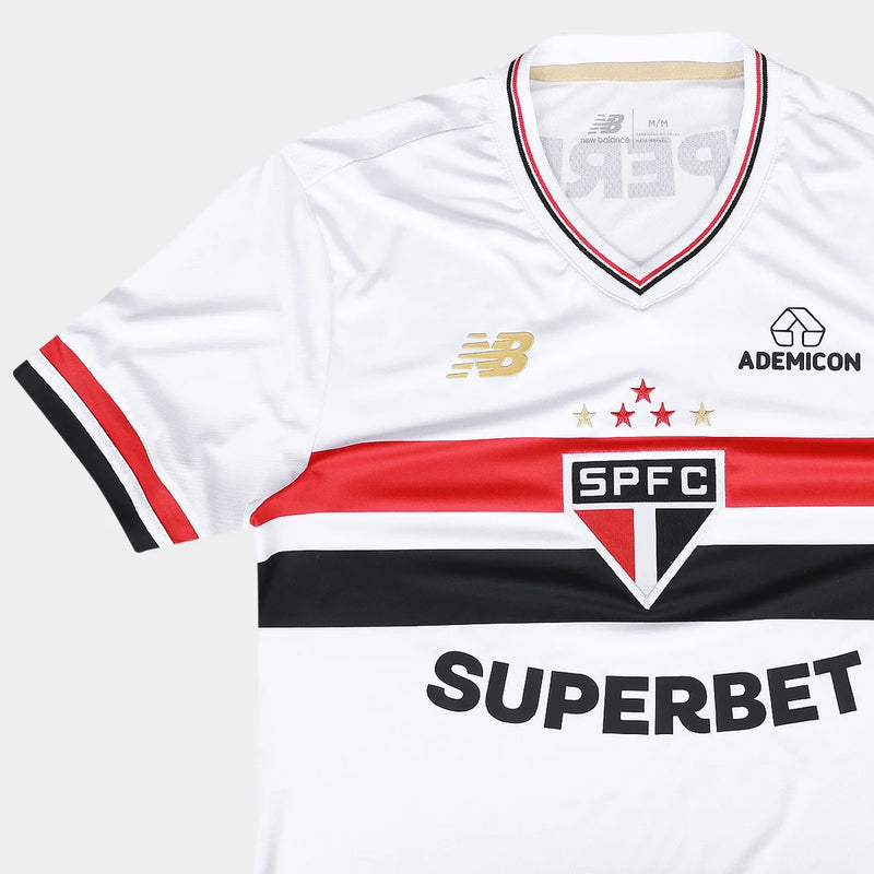 Camisa Sao Paulo I 2025/26 Branco
