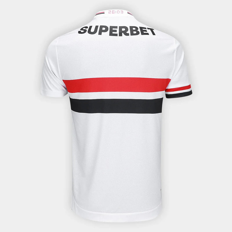 Camisa Sao Paulo I 2025/26 Branco