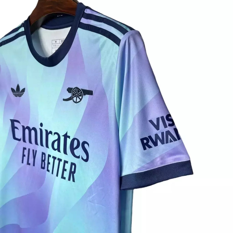 Camisa Arsenal III 24/25 Torcedor Adidas Masculina - Azul e Roxo