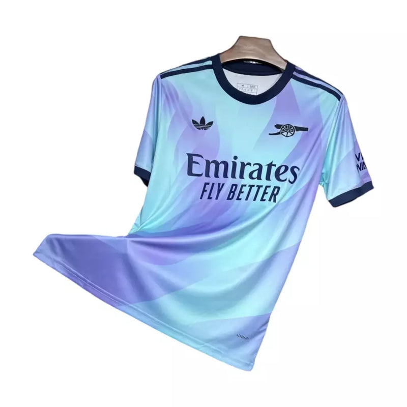 Camisa Arsenal III 24/25 Torcedor Adidas Masculina - Azul e Roxo