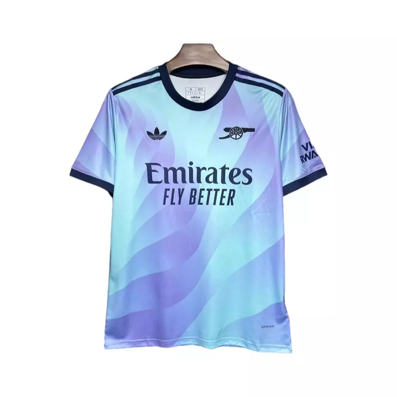 Camisa Arsenal III 24/25 Torcedor Adidas Masculina - Azul e Roxo