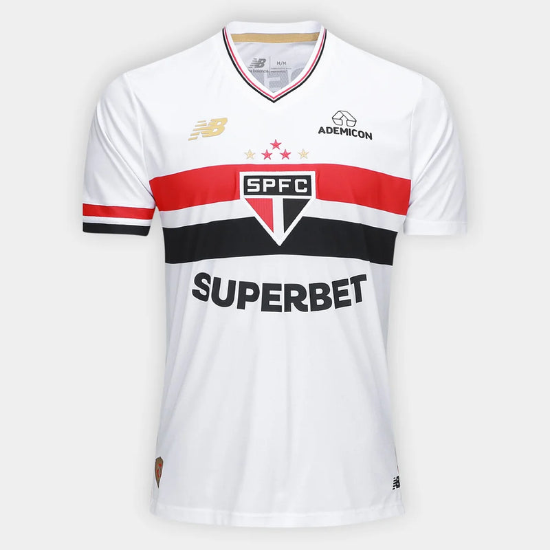 Camisa Sao Paulo I 2025/26 Branco