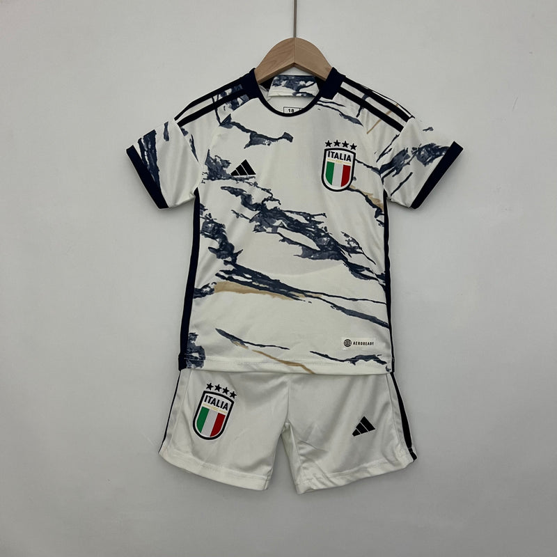 Children's Set Italy Seleção II 23/24 Off-White