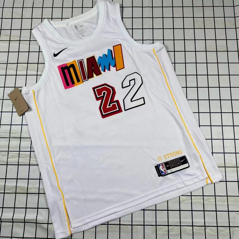 Miami Heat Swingman City Edition 22/23 Men's White Tank Top