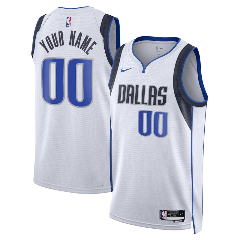 Dallas Mavericks Swingman Association Edition 22/23 Men's White Tank Top