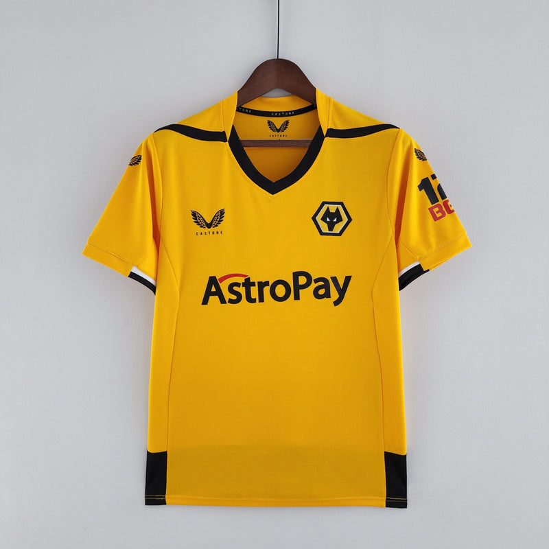 Wolverhampton Wanderers Home 22/23 Orange Men's Shirt