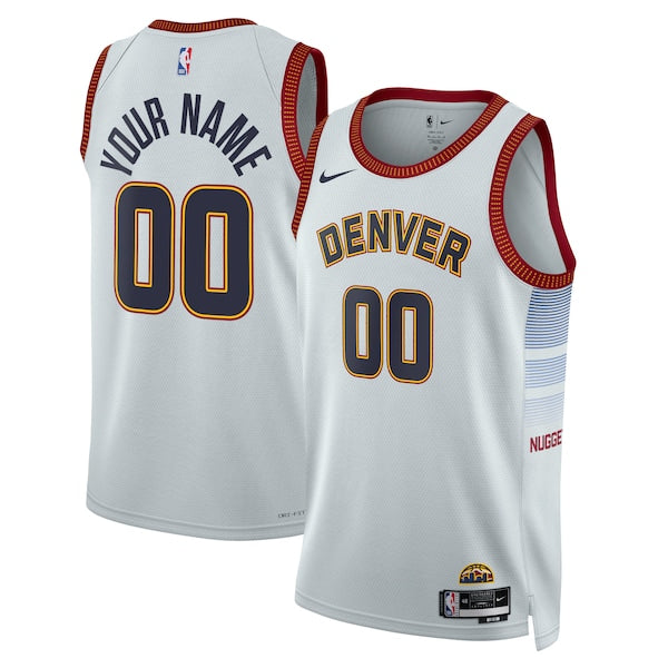 Regata Denver Nuggets Swingman City Edition 22/23 Branca Masculina