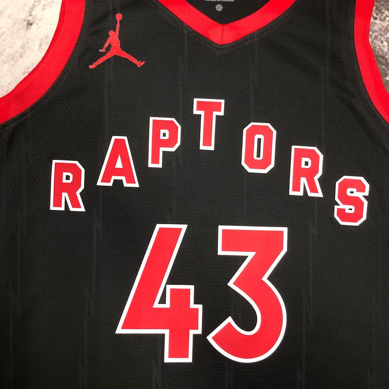 Regata Toronto Raptors Swingman Statement Edition 22/23 Preta Masculina