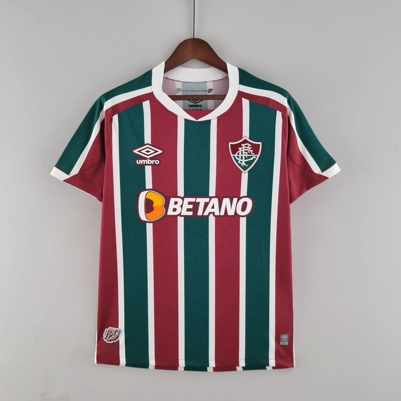 Fluminense Home 22/23 Red and Green Men's Shirt