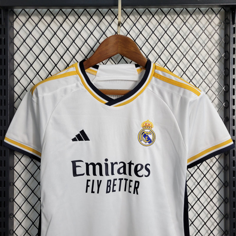 Real Madrid I 23/24 Children's Set White