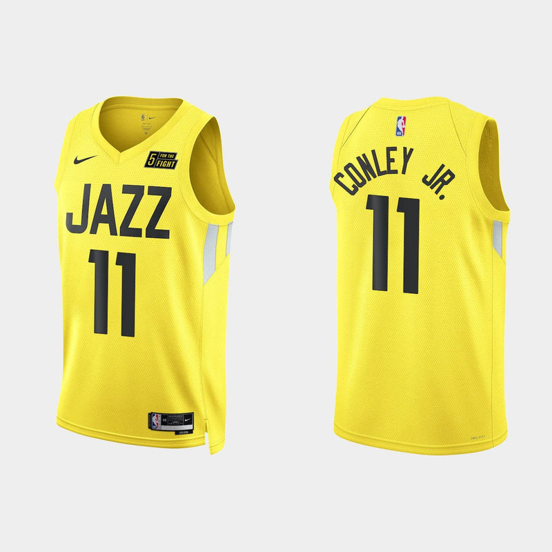 Utah Jazz Swingman Icon Edition 22/23 Yellow Men's Tank Top