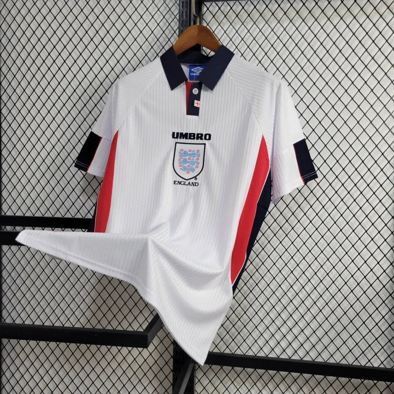 England Home 1998 1998 Retro White Men's Shirt