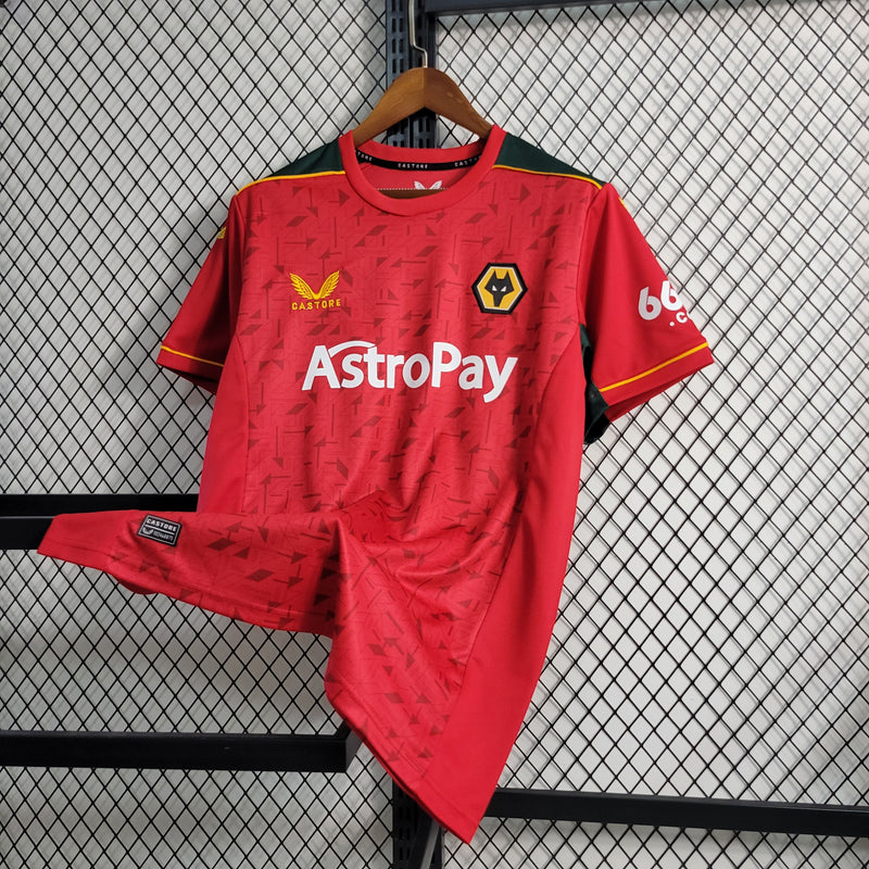 Wolverhampton Wanderers II 23/24 Men's Red Shirt