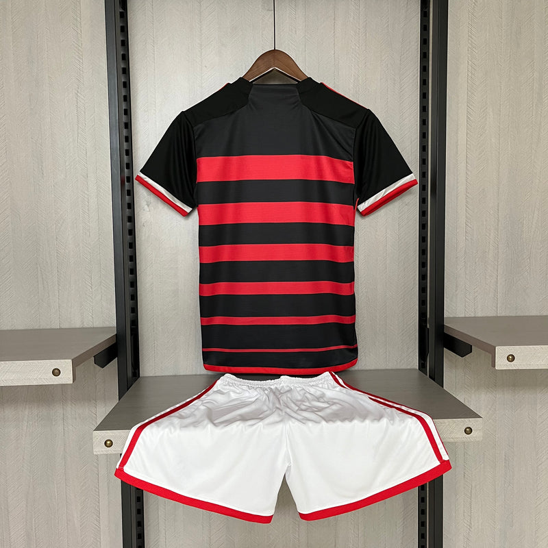 Conjunto Infantil Flamengo I 24/25 Vermelho/preto