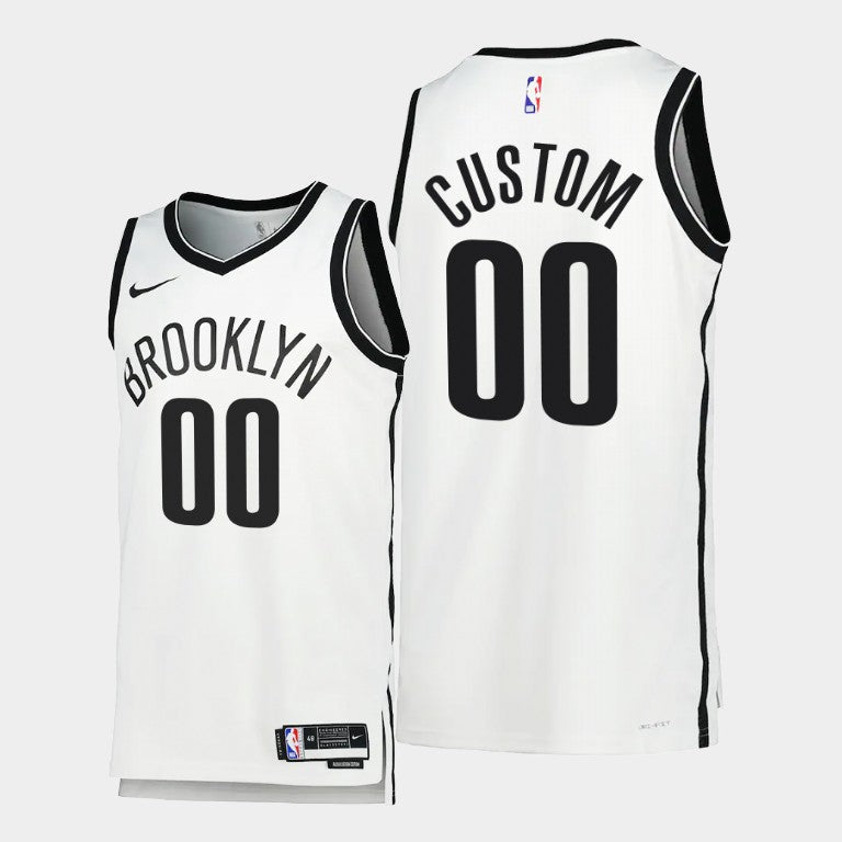 Regata Brooklyn Nets Swingman Association Edition 23/24 Branca Masculina