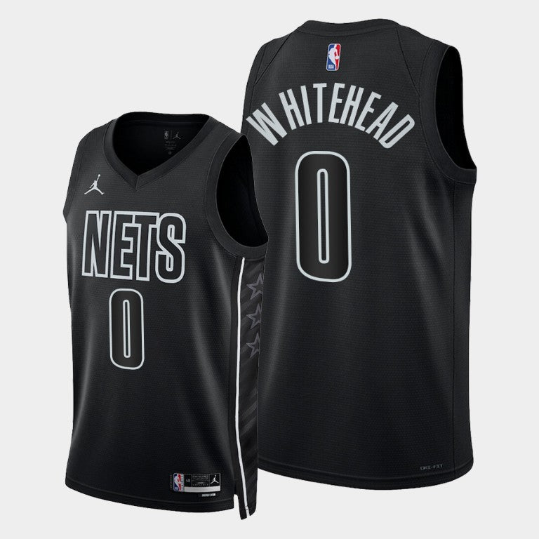 Regata Brooklyn Nets Swingman Statement Edition 23/24 Preta Masculina