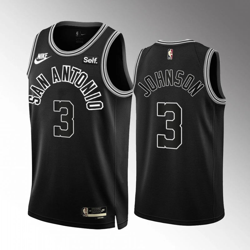 San Antonio Spurs Swingman Classic Edition 22/23 Black Men's Tank Top