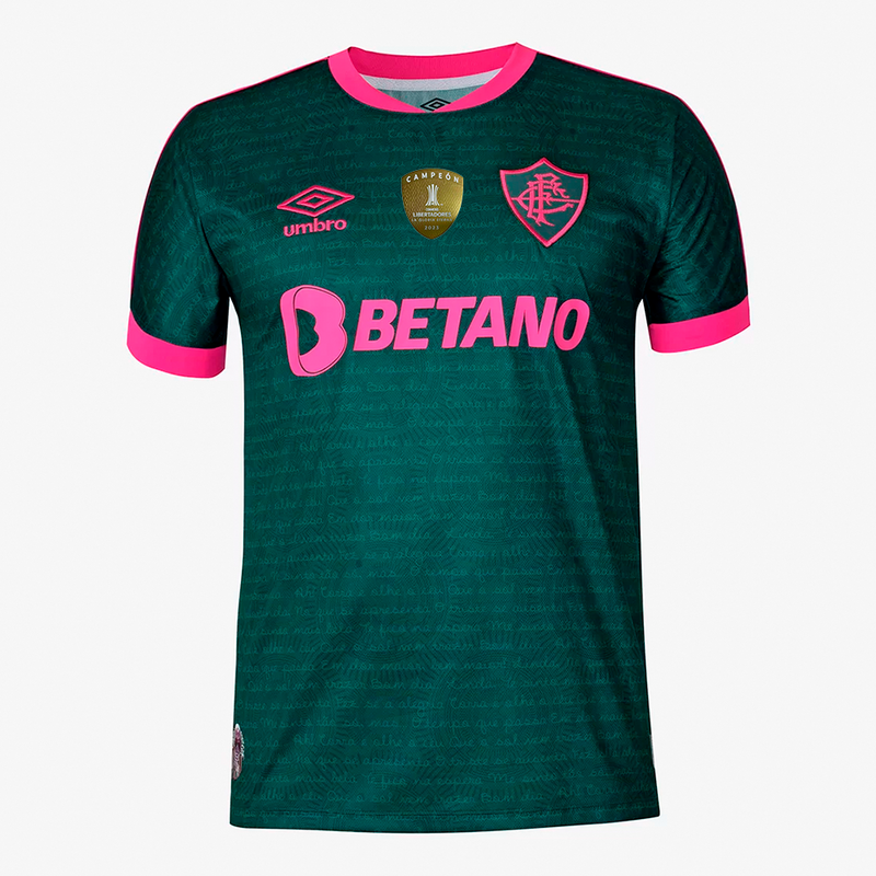 Fluminense III 23/24 Green and Pink Libertadores 2023 Men's Shirt