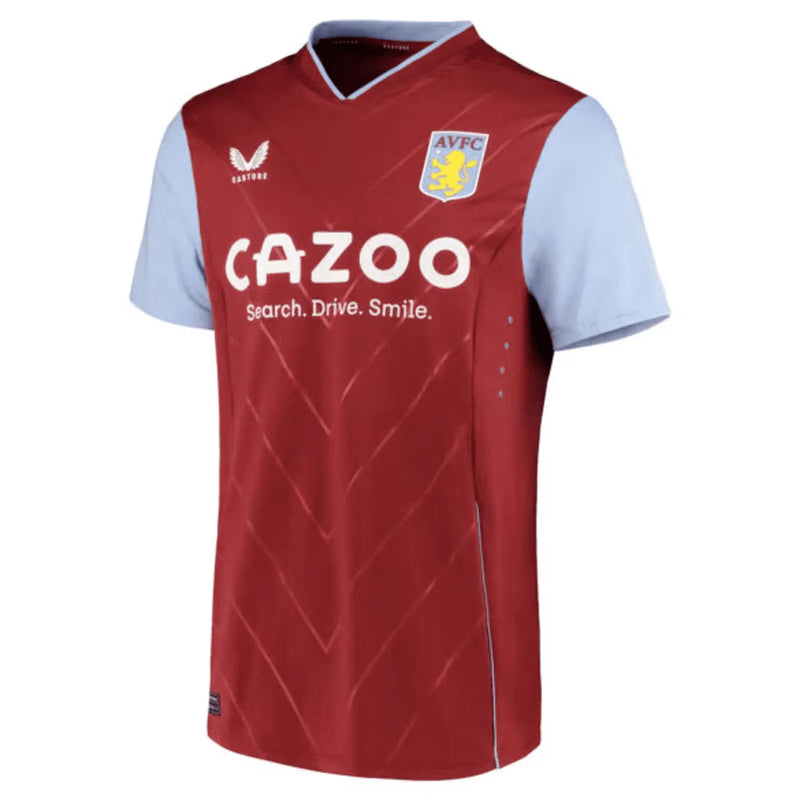 Camisa Aston Villa I 22/23 Vinho Masculina